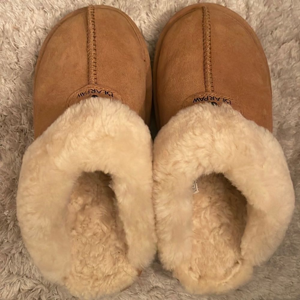 Bearpaw platform mules
